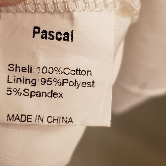 Magali Pascal Skirt Women's Large White Cotton Eyelet Maxi Boho Coastal - Picture 8 of 9